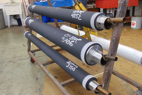 The Roller Company produces precision machined rollers with sizing capabilities up to 322 x 120 inches with .001 tolerance capabilities.