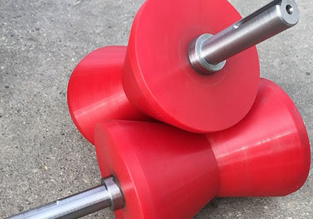 High Quality, Precision Machined Urethane covered and coated rollers from The Roller Company